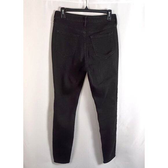 Old Navy Rockstar Super Skinny High Rise Black Jeans Size 8 Women’s Slim Fit - Picture 5 of 6